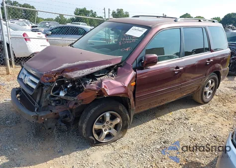 2008 Honda Pilot Ex-L из США, поврежденный, VIN 5FNYF28568B022157